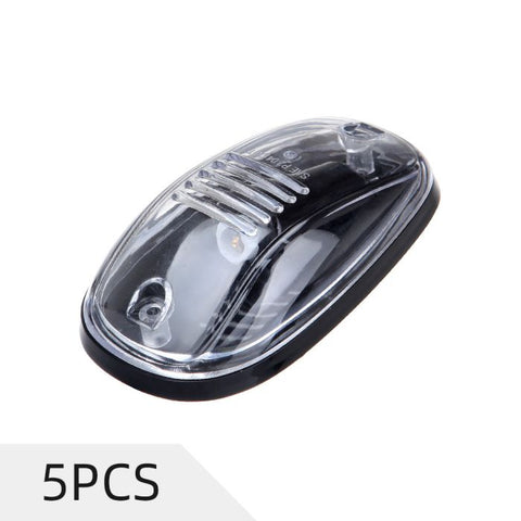5pcs Clear Cab Marker Light Cover and White T10 6SMD 5730 Chips LED Bulb with Base Housing 2013 Toyota Tacoma