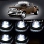 5xCab Marker Running Light Smoke Cove+Base Housing +T10 White LED 73-97 Ford