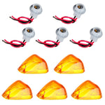 5xAmber Cab Marker Clearance Light Lens&T10 Socket Connector 99-16 Ford F350