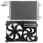 AC Condenser Cooling Fan Kit 2005-2010 Volkswagen Jetta 2006-2013 Audi A3 ECCPP