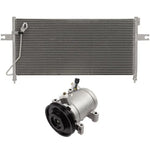 AC Condenser & AC Compressor Cooling Kit 1999-2002 Nissan Frontier ECCPP