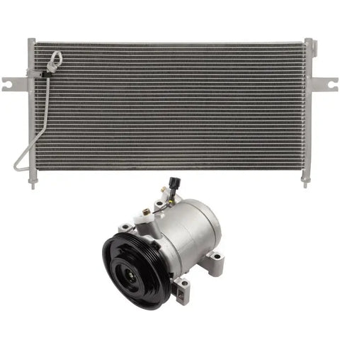 AC Condenser & AC Compressor Cooling Kit 1999-2002 Nissan Frontier ECCPP