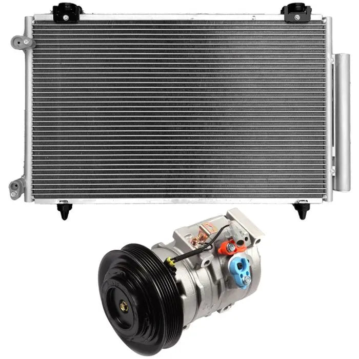 AC Condenser & AC Compressor Cooling Kit 20052008 Toyota Corolla Matr