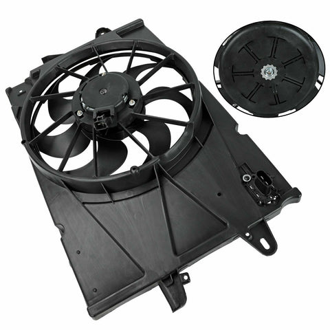 AC Radiator Condenser Cooling Fan For 2010-2017 GMC Terrain Chevy Equinox 2.4L SILICONEHOSEHOME