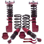 Adj. Height Coilovers Kit compatible for Hyundai Veloster 2012-15 1.6L Shocks Absorber MaxpeedingRods