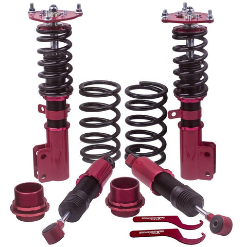 Adj. Height Coilovers Kit compatible for Hyundai Veloster 2012-15 1.6L Shocks Absorber MaxpeedingRods
