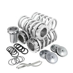 Adjustable 1-4" Scale Suspension White Coilover Lowering Spring 88-00 Civic/Dc2 DNA MOTORING