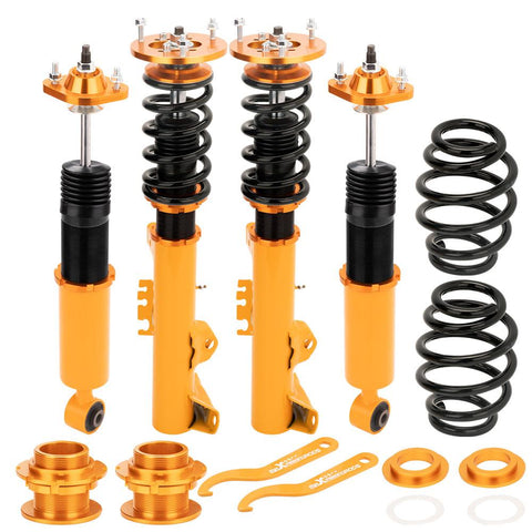 Adjustable Height Coilover Coil Spring Struts compatible for BMW E36 325is 325ic 328i 1991-1999 MaxpeedingRods