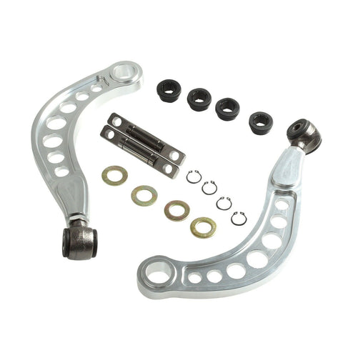 Adjustable Rear Upper Camber Control Arms Kit for 06-15 Honda Civic 1.8 Silver SILICONEHOSEHOME