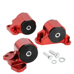 Aluminum 2-Bolt Engine Torque Mount Red 92-95 Civic/-00 Integra B/D Swap DNA MOTORING