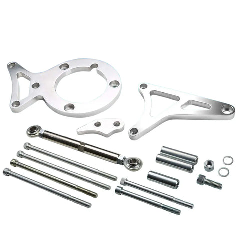Aluminum Alternator+Power Steering Bracket+Belt Tensioner  302W 302 5.0 L DNA MOTORING