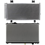 Aluminum Radiator & AC Condenser Cooling Kit 2006-2015 Lexus IS250 IS350 ECCPP