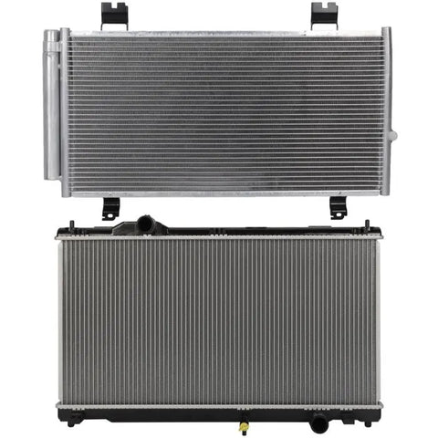 Aluminum Radiator & AC Condenser Cooling Kit 2006-2015 Lexus IS250 IS350 ECCPP