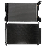 Aluminum Radiator & AC Condenser Cooling Kit 2009-2017 Toyota Corolla Matrix ECCPP