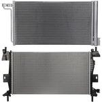 Aluminum Radiator & AC Condenser Cooling Kit 2015-2018 Ford Focus ECCPP