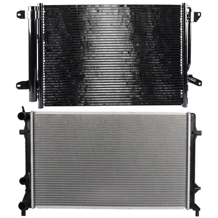 Aluminum Radiator & Condenser Cooling Kit 2012-2018 Volkswagen Beetle ...