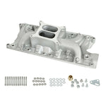 Aluminum Small Block For Ford SBF 260 289 302 Dual Plane Air Gap Intake Manifold SILICONEHOSEHOME