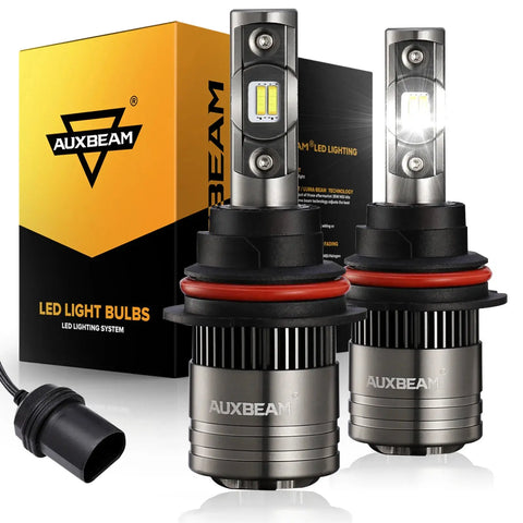 Auxbeam 9007 High Low Canbus Led Headlight Bulbs For Dodge Ram 1500 2002-2005 EB-DRP