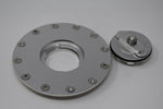 Billet Aluminum Universal Fuel Cell Gas Tank Filler Cap Twist Filler Plate MD Performance