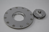 Billet Aluminum Universal Fuel Cell Gas Tank Filler Cap Twist Filler Plate MD Performance