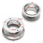Billet CNC Aluminum Blow Off Valve Adapter Flange for Hks Ssqv To TiAL 50mm BOV MD Performance