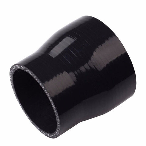 Black 3'' To 3.5'' (76-89mm) Straight Silicone Hose Reducer Turbo  Coupler Pipe SILICONEHOSEHOME