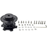 Black Car Steering Wheel Quick Release HUB Racing Adapter Snap Off Boss Kit New MAXPEEDINGRODS-NEW