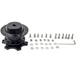 Black Car Steering Wheel Quick Release HUB Racing Adapter Snap Off Boss Kit New MAXPEEDINGRODS1