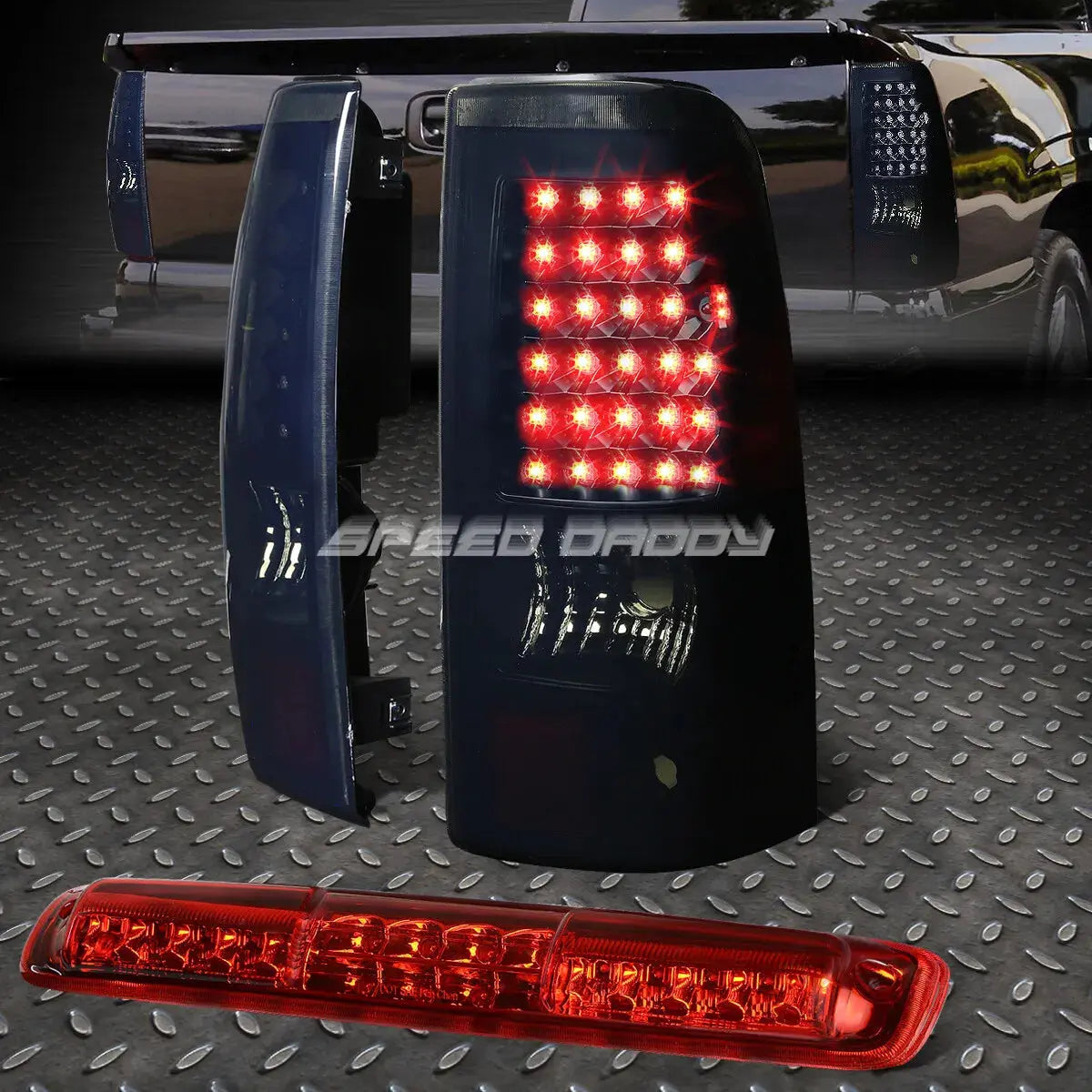 GMC Sierra &amp; Chevy Silverado 1500 19-25 3rd Brake Light Kit In Smoked