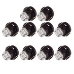 Blue 10mm T4/T4.2 Neo Wedge LED Bulb 1SMD 2835 LED Chips Instrument Panel Climate Control Lights - 10Pcs ECCPP