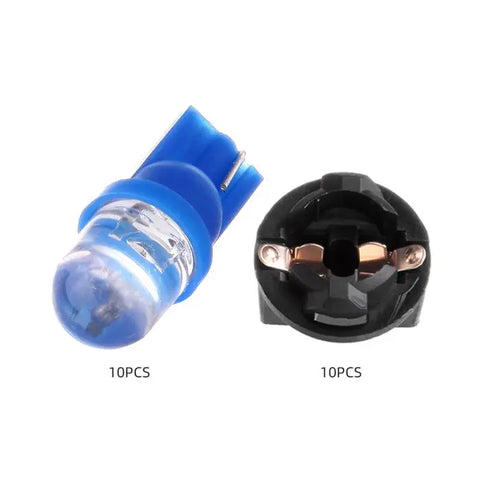 Blue T10 Diode LED Dome Map Trunk Light Bulb 6000K With 1/2"Hole 13mm Twist Lock Socket Fit 2007-2012 Mazda CX-7 ECCPP