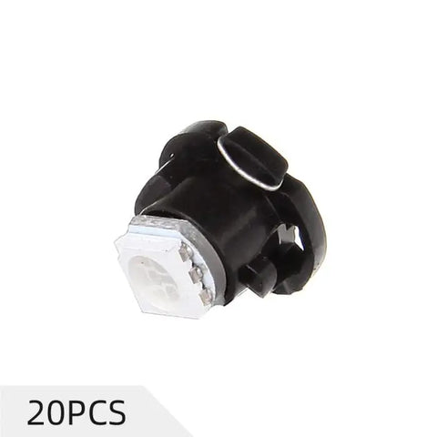 Blue T5 T1.25" Neo Wedge LED Interior Light Bulb 1SMD 5050 Chips Fit 2000-2004 Dodge Caravan 3.3L/1998-2000 Volkswagen Passat 2.8L | 20 Pcs ECCPP