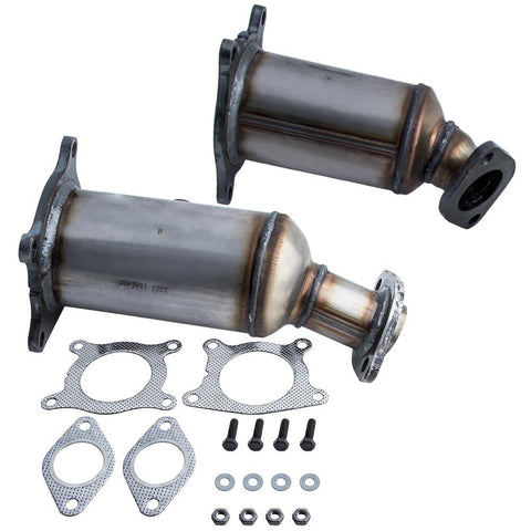 Catalytic Converter Front and Rear compatible for Ford Edge 3.5 L Bank 1 and 2 2007 - 2010 MaxpeedingRods
