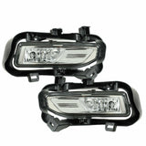 Clear Front Bumper Fog Light Lamp w/ Wiring Switch For 2017-2018 Nissan Kicks F1 RACING