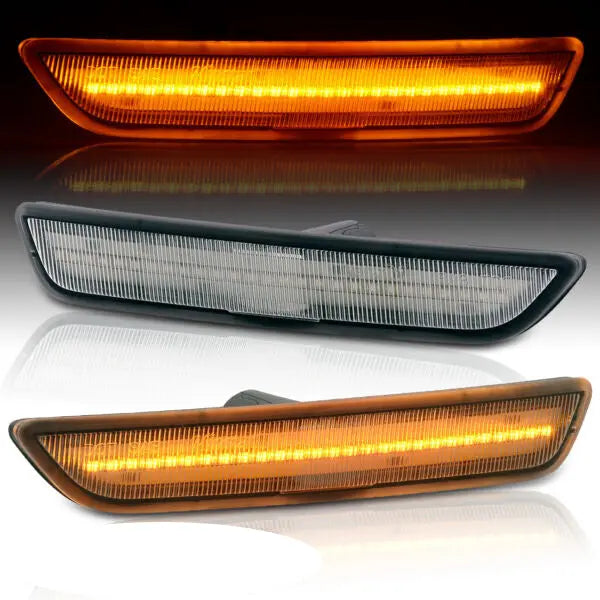 Clear Led Front Replacement Reflector Side Markers Lights For 20102014