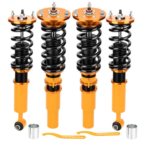 Coilover Kit compatible for BMW 5 Series AWD XI E60 03-10 Adjustable Height Shocks Struts MaxpeedingRods