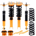 Coilover Kits compatible for Dodge Charger 2006-2010 Compatible for SRT-8 Adj. Height Shock Strut Golden MaxpeedingRods