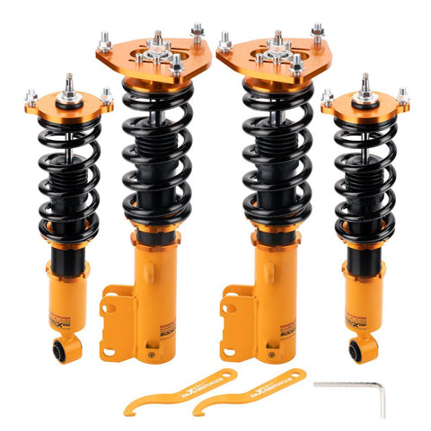 Coilover Kits compatible for Mitsubishi Eclipse 2000-2005 24 Ways Adjustable Damper Shocks MaxpeedingRods