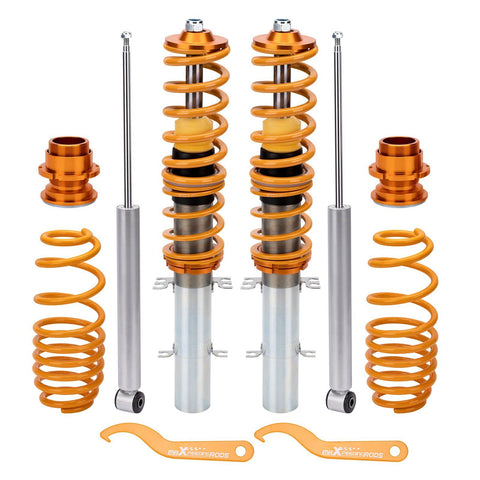 Coilovers compatible for VW Volkswagen Golf MK4 1J Adjustable Suspension Shock Absorber Kit MaxpeedingRods