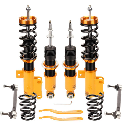 Compatible for Chevrolet Camaro 2010-2015 Adj. Damper Shock Absorbers Complete Coilovers MaxpeedingRods