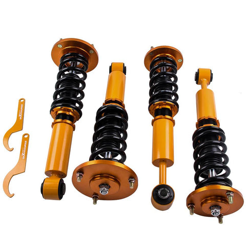Compatible for Ford Expedition 2003 - 2006 compatible for Lincoln Navigator Front and Rear Air Suspension to Coil Conversion Kit MaxpeedingRods