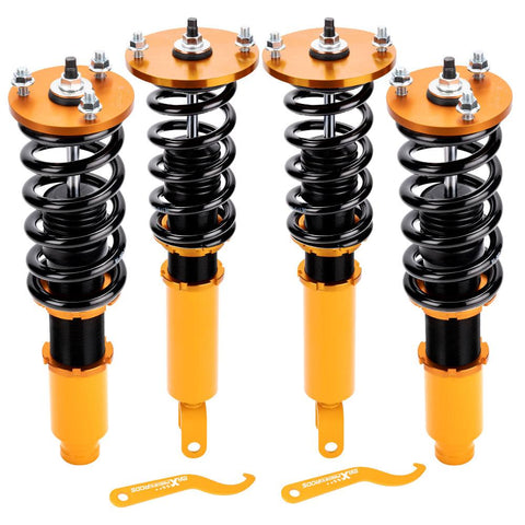 Compatible for Honda Accord 1990 - 1997 Shock Absorbers Struts Full Set Coilovers Suspension Kit MaxpeedingRods