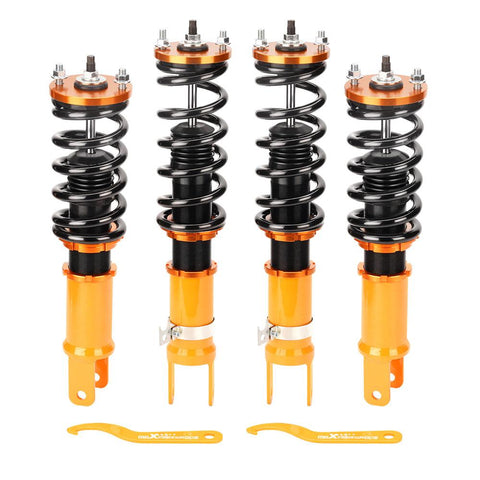 Compatible for Honda S2000 S2K AP1 AP2 2000 - 2009 Adjustable Height Coilovers Shock Absorber Struts MaxpeedingRods