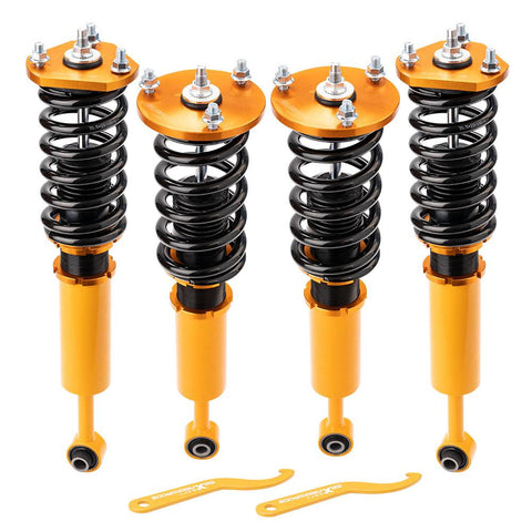 Compatible for Lexus IS350 IS250 2006-2012 GS300 GS350 GS430 Complete Coilover Coil Strut Shocks MaxpeedingRods