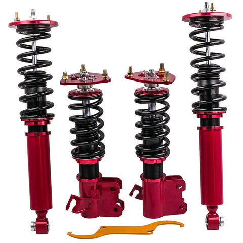 Compatible for Nissan 240SX s14 coilovers Silvia 94-98 Coilovers Kits Shocks Struts Adj. Height MaxpeedingRods