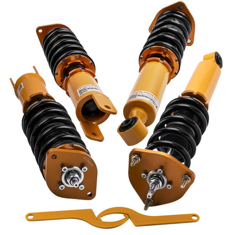Compatible for Nissan 370z coilovers 2008- Damper Adjustable Coilovers Struts 370z lowering springs suspension kits MaxpeedingRods