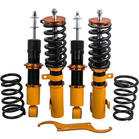 Compatible for Toyota Corolla 03-08 Matrix Coil Spring Shock Strut Kit Adj Height Coilovers MaxpeedingRods