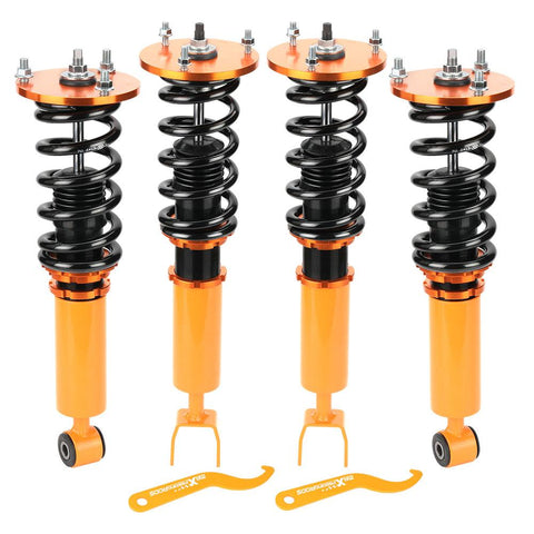 Compatible for Toyota Supra 1993-1998 compatible for Lexus SC300 SC400 92-00 Adj. Height Coilover Kit MaxpeedingRods