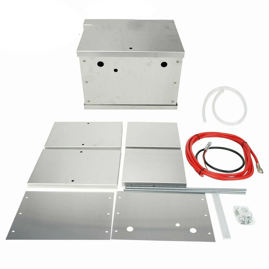 Complete Aluminum Battery Box Relocation Kit For 19792014 Ford Mustan