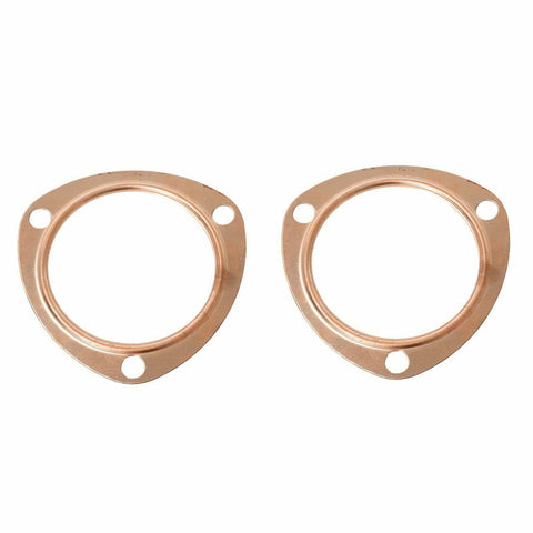 Copper Header Exhaust Collector Gaskets 3" 76MM For SBC BBC 302 350 454 383 SILICONEHOSEHOME